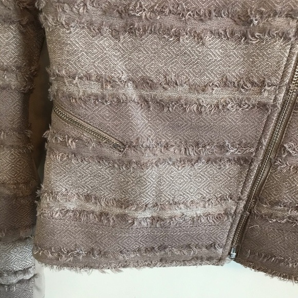 BCBG MaxAzria Jaison Striped Fringe Jacket - Picture 2 of 8